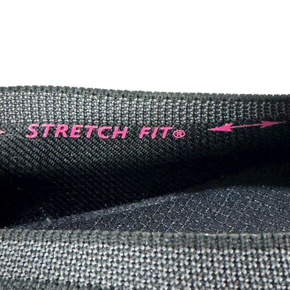 Skechers Stretch Crochet Slip-Ons Sepulveda Black Sz 7 Air Cooled Memory Foam - Picture 8 of 11